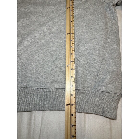 OFFLINE AERIE Oversized Embroidered Gray Crewneck Pullover Sweater XS NWT - Picture 11 of 12